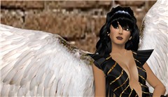 Self portrait as black angel!