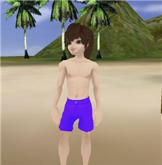 me and my new swinsuit in the paradise beach!