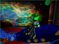 Alien Sex Fiend Rocket stage
