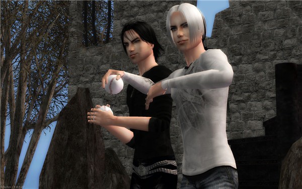In Castle Ruins...