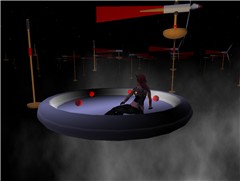 Sound installation resonating with secondlife wind