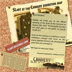 SLart at the Cannery: invitation