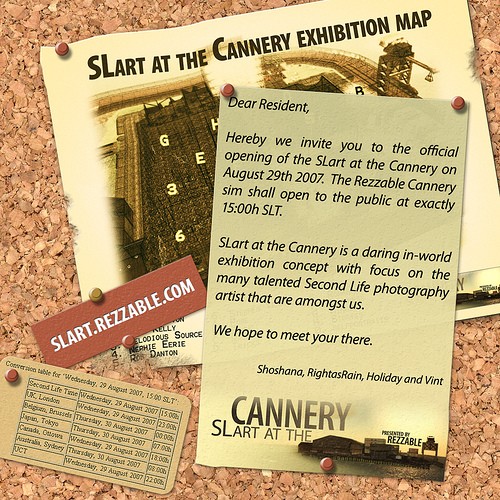 SLart at the Cannery: invitation