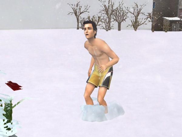 Ohhh...it's snowing!