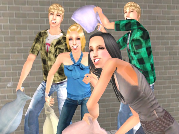 Pillow fight