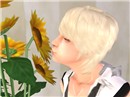 with sunflower:D