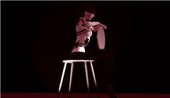 Posing with the chair