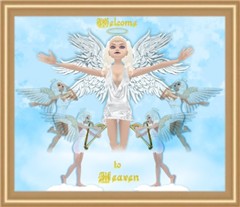 Heaven baby framed