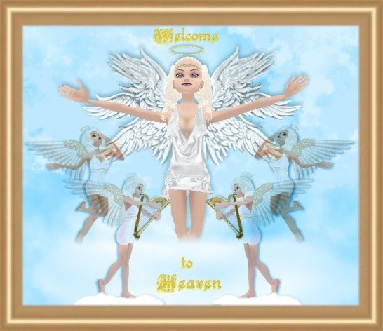 Heaven baby framed