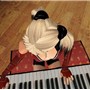 abandoned piano