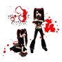 Broken Emo Blood Splatter