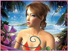 On the beach