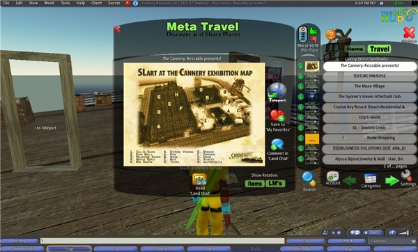 SLart Exhibition at Cannery - place posted on metaHUD