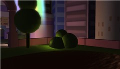 Nakama in a renderglow night