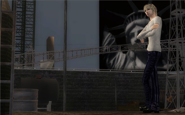by the rooftop...