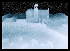 winter in assisi framed