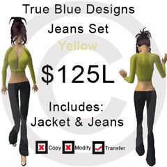 JeansSetYellow