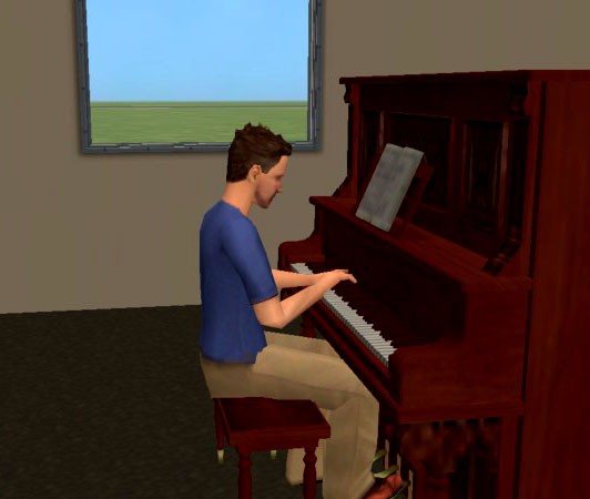 greg on the piano