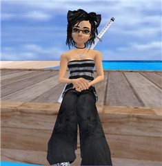 narkissa in white sand beach_3