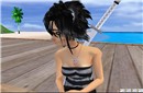 narkissa in white sand beach_2