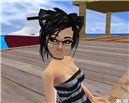 narkissa in white sand beach
