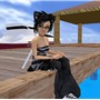 narkissa in white sand beach_5