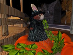 Tiny witch in Octoberville