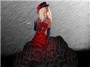 Lady in red