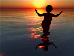 black nude bathing02