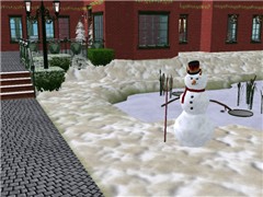 A Devil Snowman