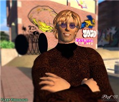 Self Portrait of a Second Life Tourist