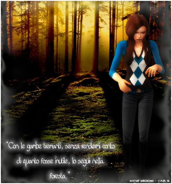 Bella Swan in the wood