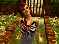 Lady in the garden