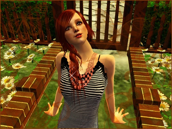 Lady in the garden