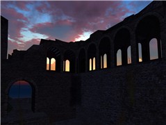 German Castle Sunset