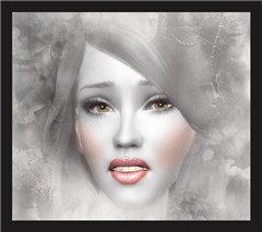Romantic Black & White Portrait