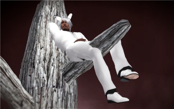 The White Rabbit is relaxing before the party