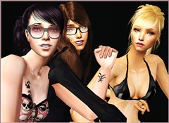 Laure by fruzza Iris By me Maria by Lilli