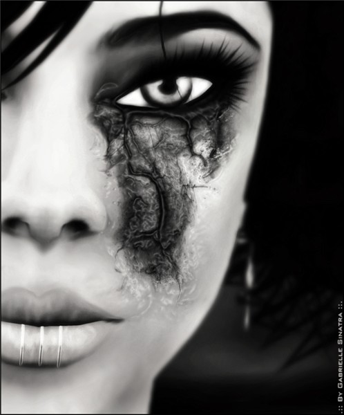 Burning tears