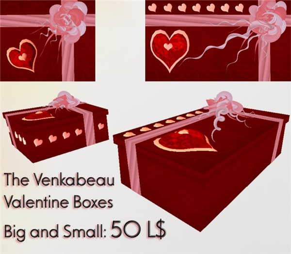 The Venkabeau VALENTINE Gift Boxes - RP#12 and RP#13 - GC Designs