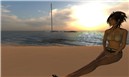 Sunset of clover island