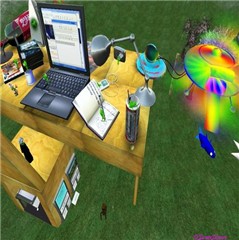 Aliens by Light Waves before they were given a home at Rezzable Greenies