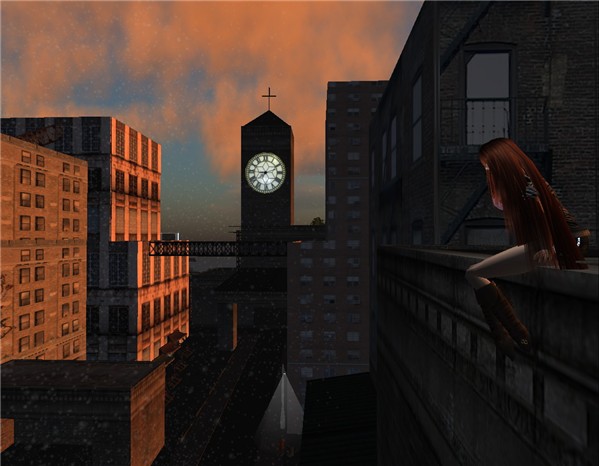 Clock Tower Sunset