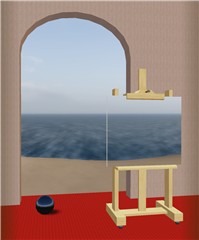 La condition humaine (homage to Magritte)
