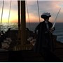Pirate at sunset