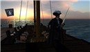 Pirate at sunset