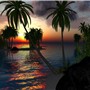 Tahiti sunset