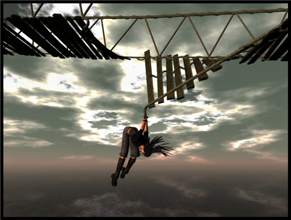 dangling