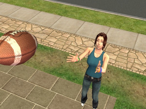 Allegra Catch Football