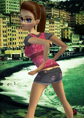 Looking in on the city.